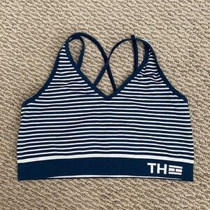 Tommy Hilfiger Striped Sports Bra - Size XL